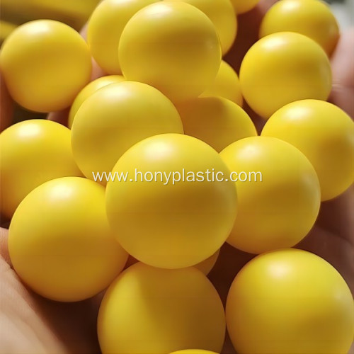 Delrin Polyoxymethylene Plastic solid ball